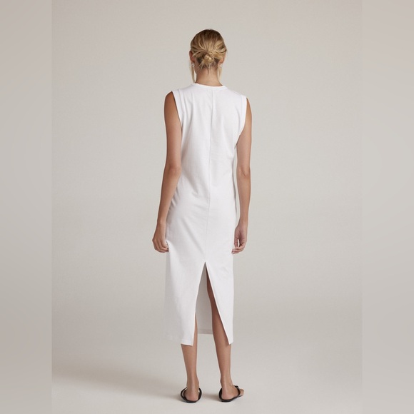 Clyque the label David maxi Small white Normcore minimalist cotton sleeveless - Picture 2 of 15